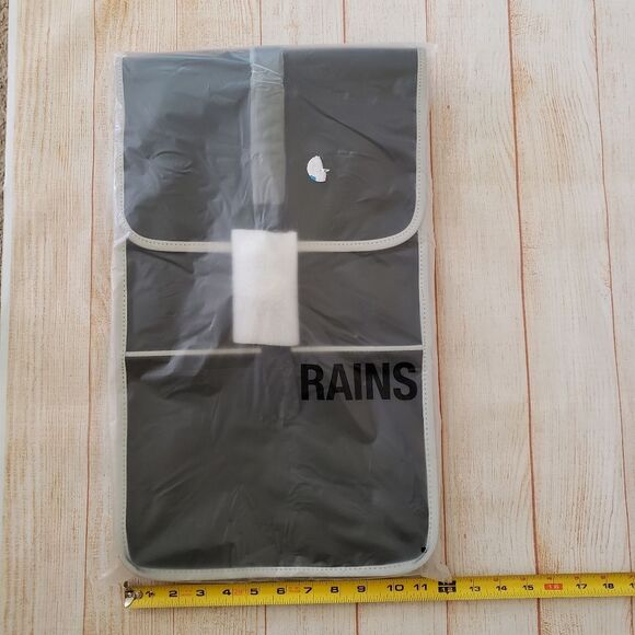 RAINS Reflective Backpack in Black Style No. 14090 Unisex Men Women - Picture 10 of 11